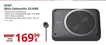 A.T.U. Sony aktiv subwoofer xs-aw8 Angebot