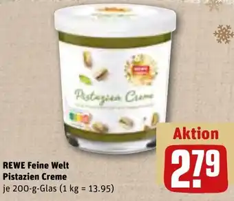 REWE Rewe Feine Welt Pistazien Creme 200 g Glas Angebot