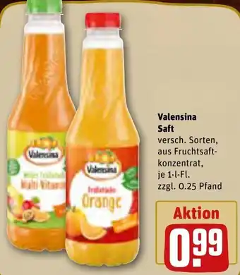 REWE Valensina Saft 1 L Fl. Angebot