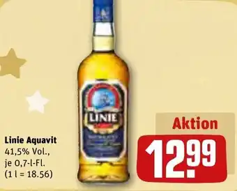 REWE Linie Aquavit 0,7 L-Fl. Angebot