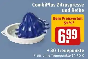 REWE CombiPlus Zitruspresse und Reibe Angebot