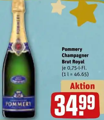 REWE Pommery Champagne Brut Royal 0,75 L-Fl. Angebot