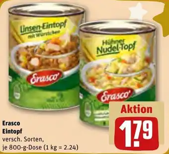 REWE Erasco Eintopf 800 g Dose Angebot