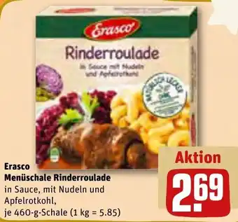 REWE Erasco Menüschale Rinderroulade 460 g Schale Angebot