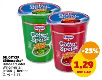 PENNY Dr. Oetker Götterspeise 500 g Becher Angebot