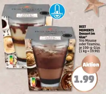 PENNY Best Moments Dessert im Glas 100 g Glas Angebot