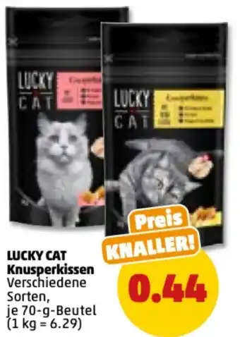 PENNY Lucky Cat Knusperkissen 70 g Beutel Angebot