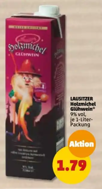 PENNY Lausitzer Holzmichel Glühwein 1 Liter Packung Angebot