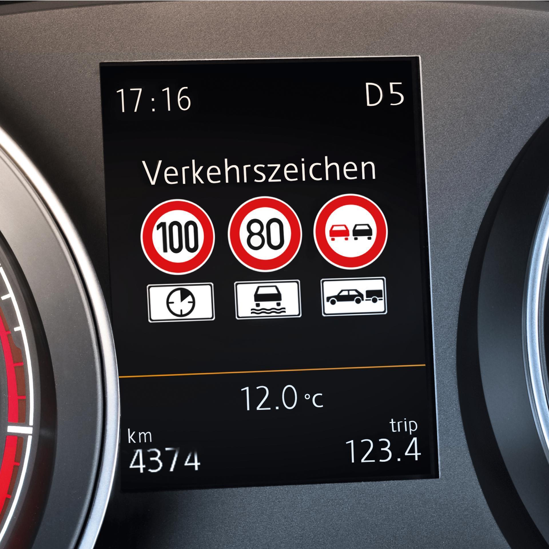 Verkehrszeichenerkennung zum nachrüsten Angebot bei Volkswagen