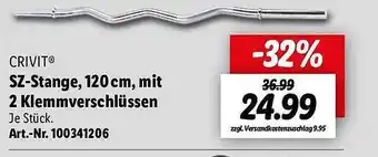 Lidl Crivit sz-stange, 120 cm, mit 2 klemmverschlüssen Angebot