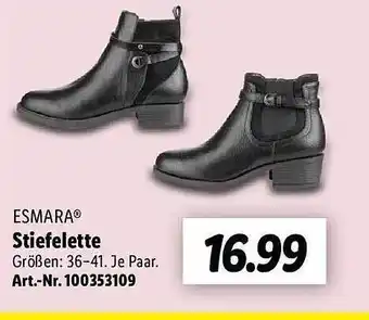 Lidl Esmara stiefelette Angebot