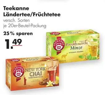 Handelshof Teekanne Landertee/Fruchtetee 20 st Angebot