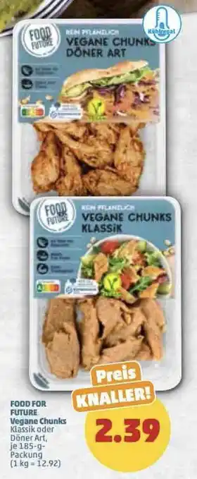 PENNY Food for Future Vegane Chunks 185 g Packung Angebot