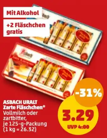 PENNY Asbach Uralt Zarte Fläschchen 125 g Packung Angebot