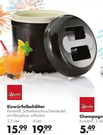 Handelshof Fuchs Eiswurfelbehalter 4 L Angebot