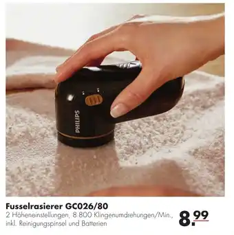 Handelshof PHILIPS Fusselrasierer l GCO26/80 Angebot