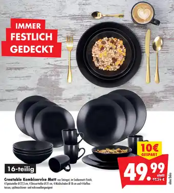 Mäc Geiz CreaTable Kombiservice Matt 16tlg Angebot