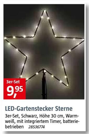 Bauhaus Led-gartenstecker sterne Angebot