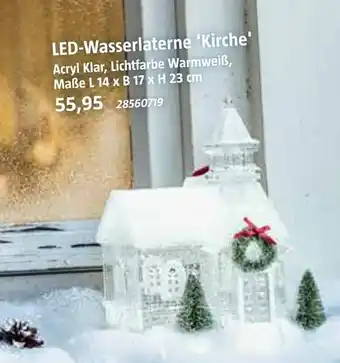 Bauhaus Led-wasserlaterne 'kirche' Angebot