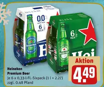 REWE Heineken premium beer Angebot