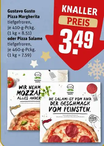 REWE Gustavo gusto steinofenpizza Angebot