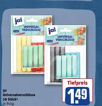 REWE Ja! universalverschlüsse Angebot