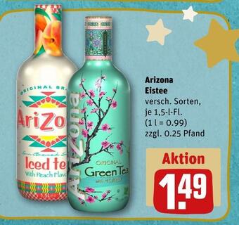 REWE Arizona eistee Angebot