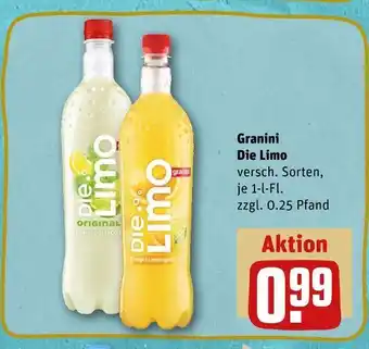 REWE Granini die limo Angebot