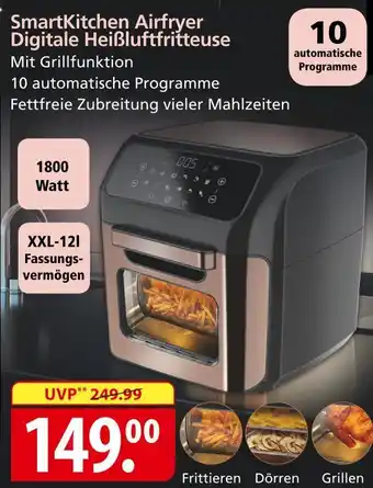 Famila Nord Ost Smartkitchen airfryer digitale heißluftfritteuse Angebot