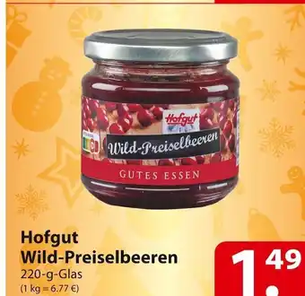 Famila Nord Ost Hofgut wild-preiselbeeren Angebot