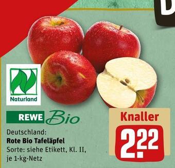 REWE Rewe bio rote bio tafeläpfel Angebot