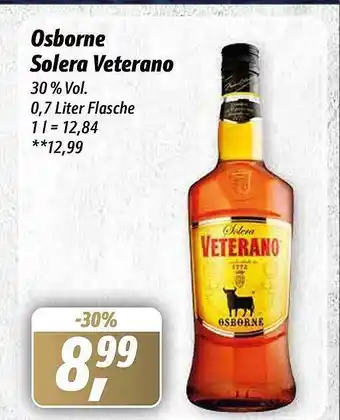 Simmel Osborne solera veterano Angebot