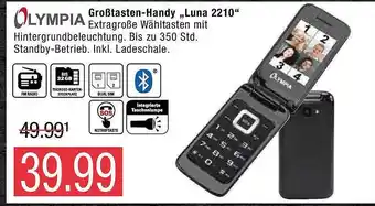 Marktkauf Olympia großtaste-handy „luna 2210” Angebot