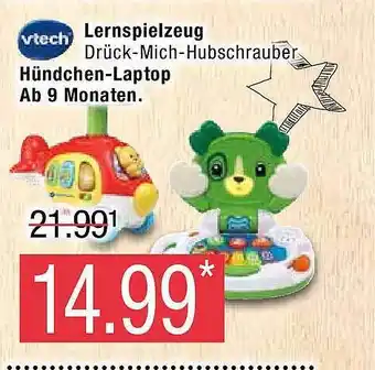 Marktkauf Vtech lernspielzeug oder hündchen-laptop ab 9 monaten Angebot