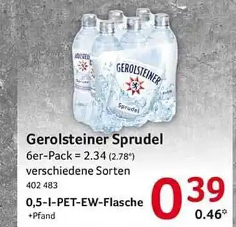 Selgros Gerolsteiner sprudel Angebot