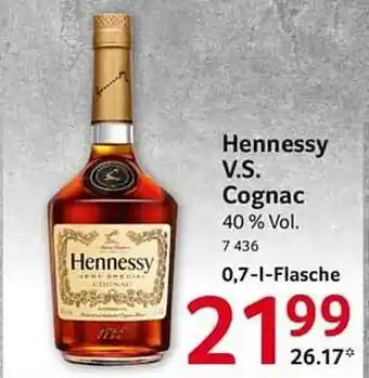 Selgros Hennessy v.s cognac Angebot