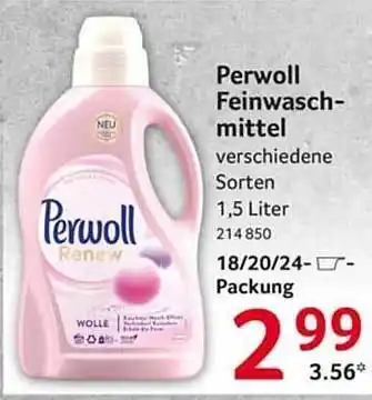 Selgros Perwoll feinwaschmittel Angebot