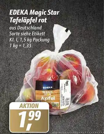 Simmel Edeka magic star tafeläpfel rot Angebot