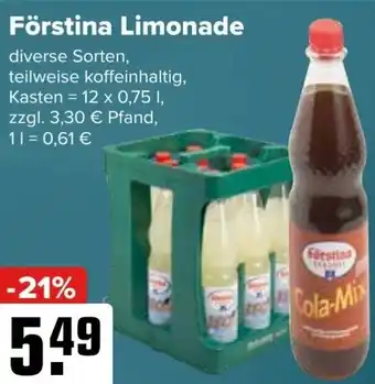 Logo Getränkemarkt Förstina Limonade 12x0,75 L Angebot