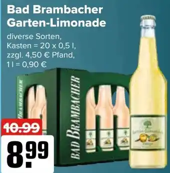 Logo Getränkemarkt Bad Brambacher Garten Limonade 20x0,5 L Angebot