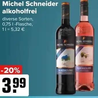 Logo Getränkemarkt Michel Schneider alkoholfrei 0,75 L Flasche Angebot