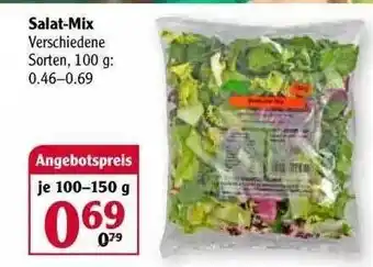 Globus Salat-Mix 100-150g Angebot