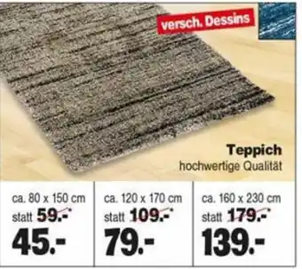 Repo Markt Teppich Angebot