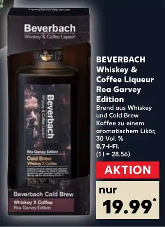 Kaufland Beverbach Whiskey & Coffee Liqueur Rea Garvey Edition 0,7 L-Fl. Angebot