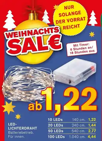 KODi LED-Lichterdraht 10 LEDs Angebot