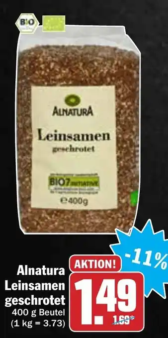 AEZ Alnatura Leinsamen geschrotet 400g Beutel Angebot