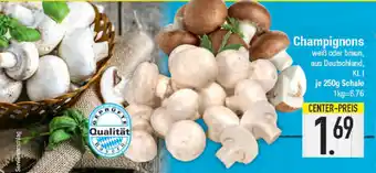 E-Center Champignons 250 g Schale Angebot