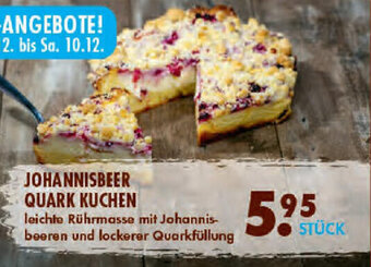 E-Center Johannisbeer Quark Kuchen Angebot
