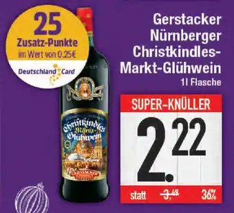 E-Center Gerstacker Nürnberger Christkindless Markt-Glühwein 1 l Flasche Angebot