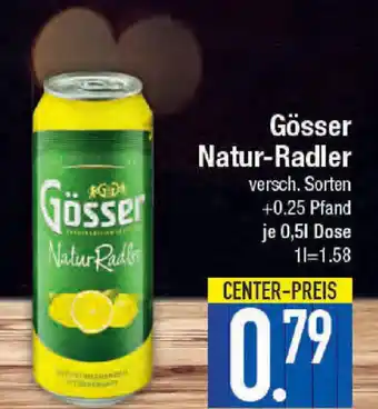 E-Center Gösser Natur-Radler 0,5 l Dose Angebot